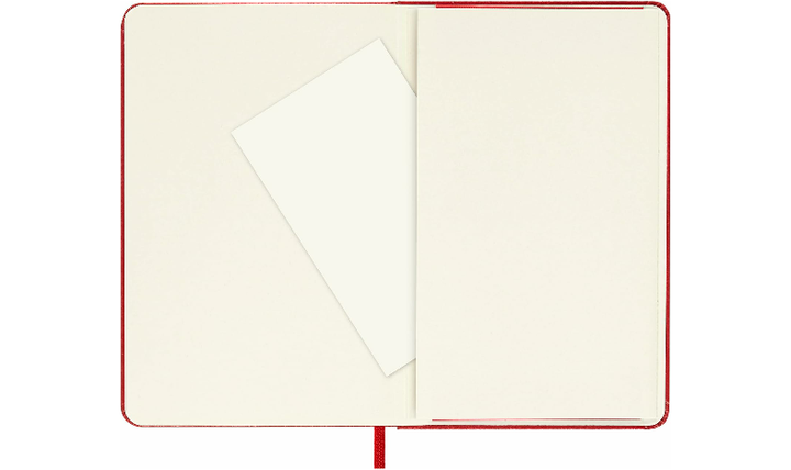 Moleskine Classic Collection Pocket Hard Cover Notebook - Scarlet Red
