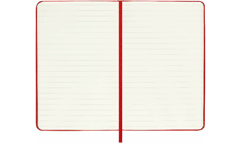 Moleskine Classic Collection Pocket Hard Cover Notebook - Scarlet Red