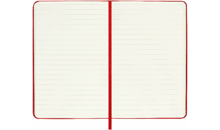 Moleskine Classic Collection Pocket Hard Cover Notebook - Scarlet Red