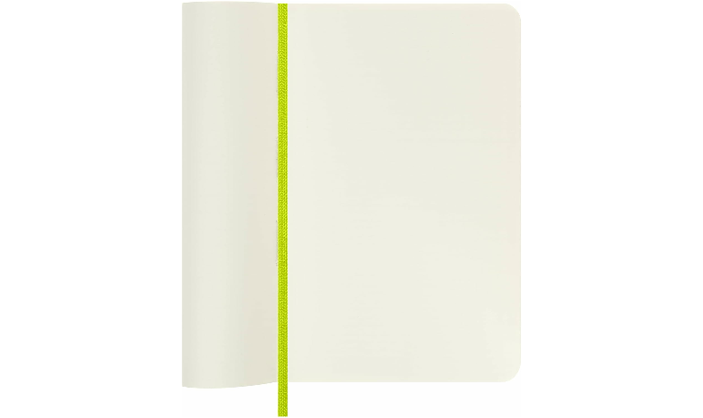 Moleskine Classic Collection Pocket Soft Cover Notebook - Lemon Green - Plain