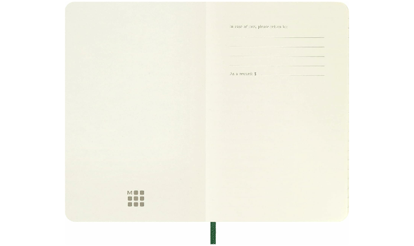 Moleskine Classic Collection Pocket Soft Cover Notebook - Myrtle Green - Ruled