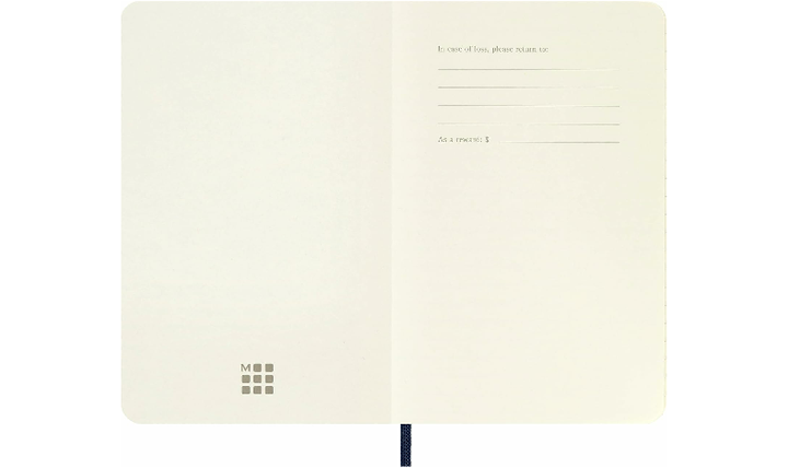 Moleskine Classic Collection Pocket Soft Cover Notebook - Sapphire Blue