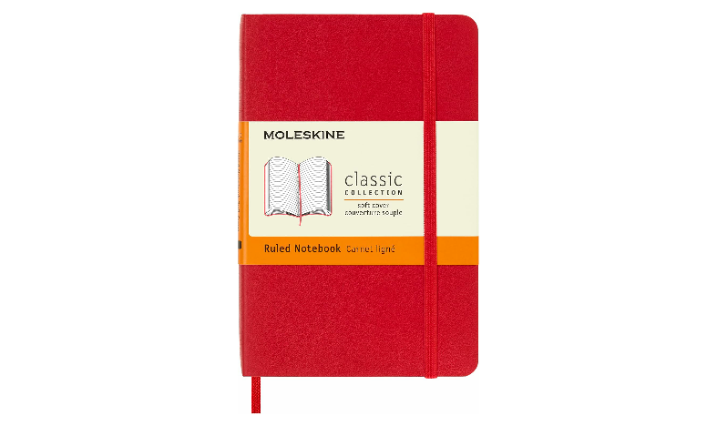 Moleskine Classic Collection Pocket Soft Cover Notebook - Scarlet Red