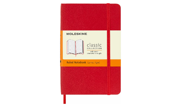 Moleskine Classic Collection Pocket Soft Cover Notebook - Scarlet Red