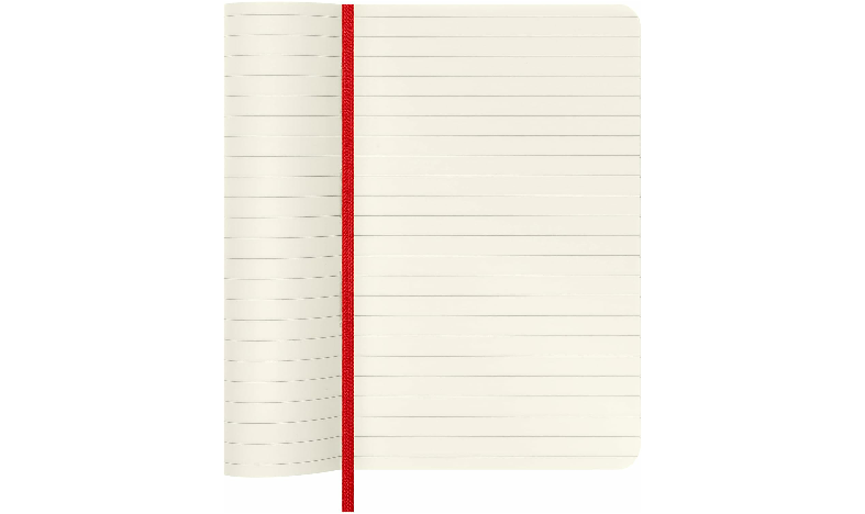 Moleskine Classic Collection Pocket Soft Cover Notebook - Scarlet Red