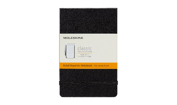 Moleskine Reporter Pocket Hard Cover Notebook 90x140 - Black - Ruled