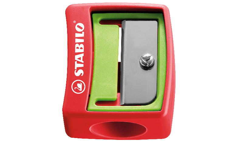 Multi-Talented Pencil - STABILO woody 3 in 1 - Pack of 6 - Birthday Edition - Tiger - Assorted Colours with Sharpener