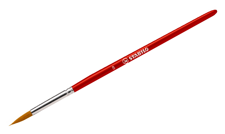 Multi-Talented Pencil - STABILO woody 3 in 1 - ARTY - Pack of 18 - Assorted Colours with Sharpener and Paint Brush