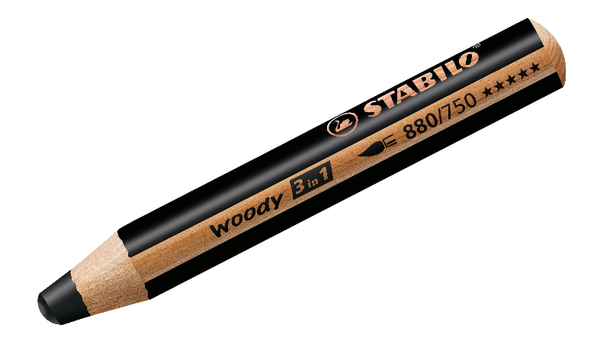 Multi-Talented Pencil - STABILO woody 3 in 1 - Assorted Pack Sizes & Colours