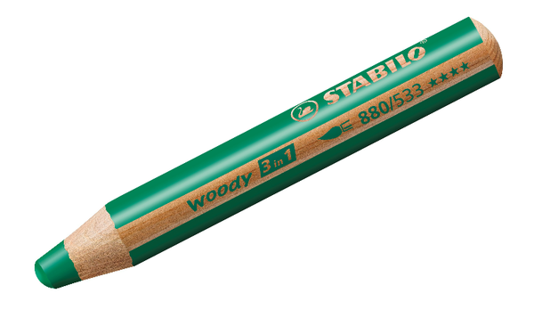 Multi-Talented Pencil - STABILO woody 3 in 1 - Assorted Pack Sizes & Colours