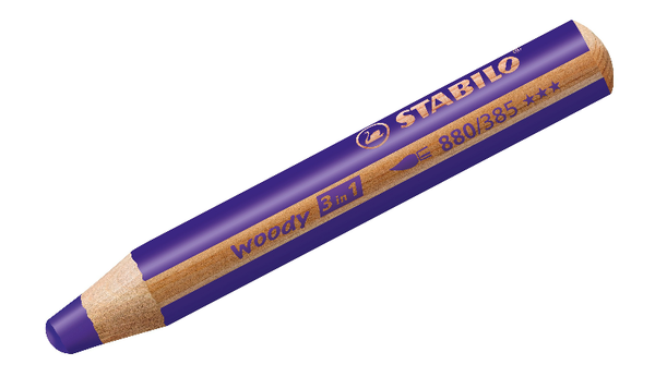 Multi-Talented Pencil - STABILO woody 3 in 1 - Assorted Pack Sizes & Colours