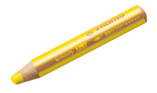 Multi-Talented Pencil - STABILO woody 3 in 1 - Assorted Pack Sizes & Colours