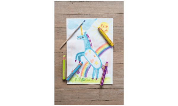 Multi-Talented Pencil - STABILO woody 3 in 1 - Pack of 10 - Assorted Colours