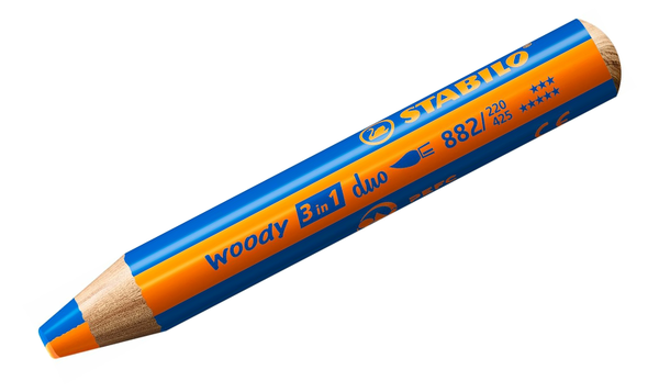 Multi-Talented Pencil - STABILO woody 3 in 1 duo - Assorted Pack Sizes & Colours