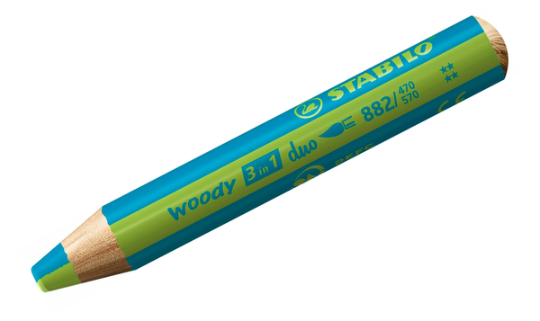 Multi-Talented Pencil - STABILO woody 3 in 1 duo - Assorted Pack Sizes & Colours