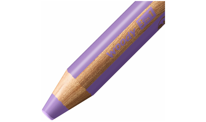 Multi-Talented Pencil - STABILO woody 3 in 1 - Deskset of 15 - 10 x woody 3 in 1, 2 x woody 3 in 1 Pastel, 3 x woody 3 in 1 duo with Replaceable Container Sharpener