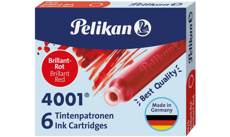 Pelikan 4001 TP/6 Ink Cartridges
