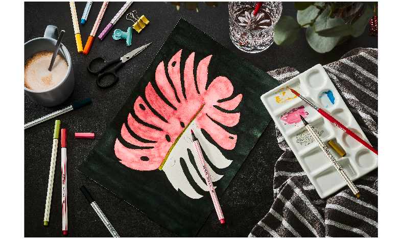 Pen Set - STABILO Creative Set - STABILO point 88, Pen 68 brush, STABILOaquacolor - ARTY - Tin of 36 - Assorted Colours