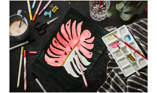 Pen Set - STABILO Creative Set - STABILO point 88, Pen 68 brush, STABILOaquacolor - ARTY - Tin of 36 - Assorted Colours