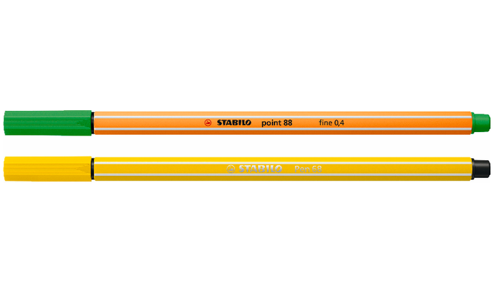 Pen Set - STABILO Creative Set - point 88 &amp; Pen 68 - ARTY - Pack of 68 - Assorted Colours