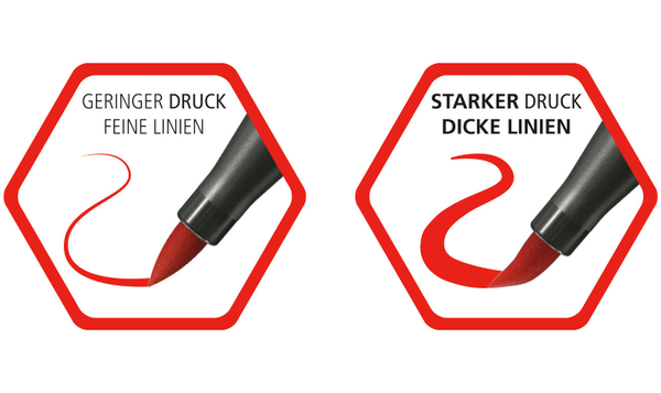 Pen Set - STABILO Creative Set - STABILO point 88, Pen 68 brush, STABILOaquacolor - ARTY - Tin of 36 - Assorted Colours