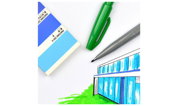 Pentel Sign Pen S520 Full Assorted Set of 12