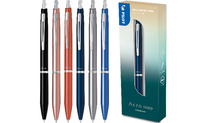Pilot Acro 1000 Ballpoint Pen - In Gift Box