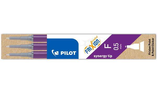 Pilot BLSFRP5 FriXion Point Pen Refill Pack of 3