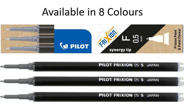 Pilot BLSFRP5 FriXion Point Pen Refill Pack of 3