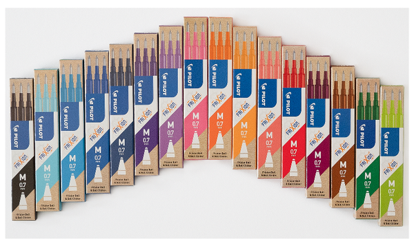 Pilot BLSFR7 FriXion Pen Refill Medium Pack of 3