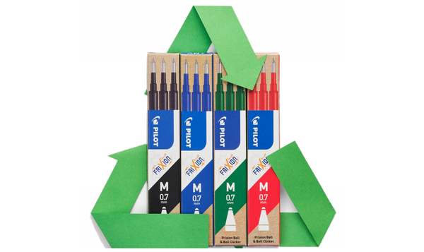 Pilot BLSFR7 FriXion Pen Refill Medium Pack of 3