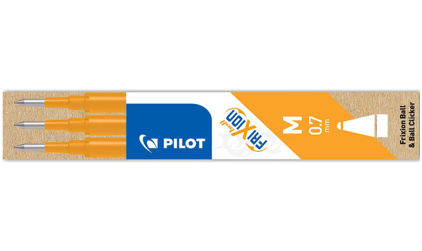 Pilot BLSFR7 FriXion Pen Refill Medium Pack of 3