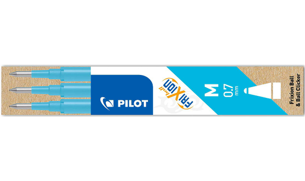 Pilot BLSFR7 FriXion Pen Refill Medium Pack of 3