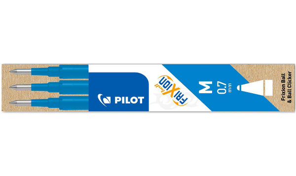 Pilot BLSFR7 FriXion Pen Refill Medium Pack of 3