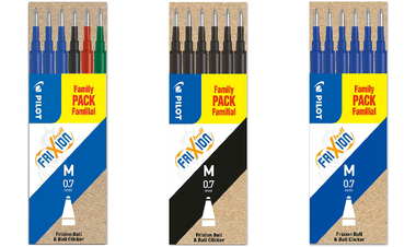 Pilot BLSFR7 FriXion Pen Refill Medium Pack of 6