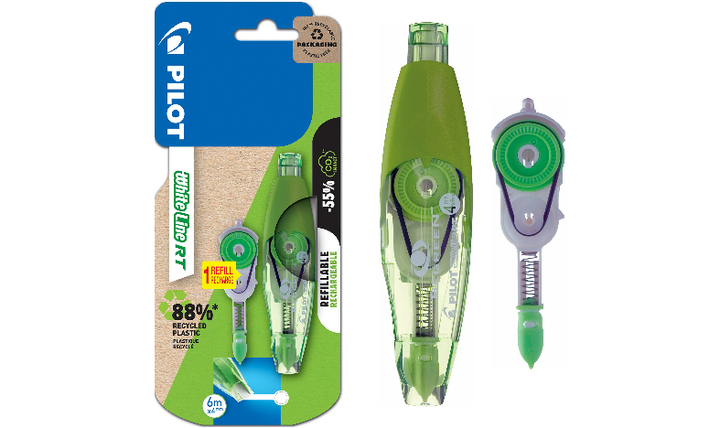 Pilot BegreeN Whiteline-Knock R Retractable Correction Tape with Refill