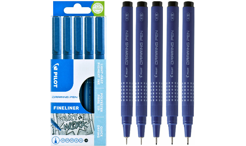 Pilot Drawing Pen - Penna Da Disegno, 0,5 Mm, 12 Pezzi, Colore - 3