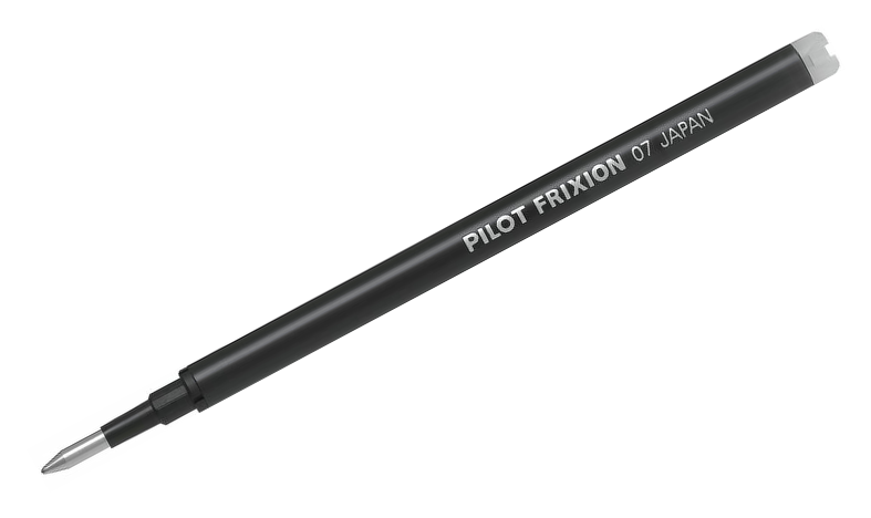 Pilot BLSFR7 FriXion Pen Refill Medium Pack of 3 Black Blister