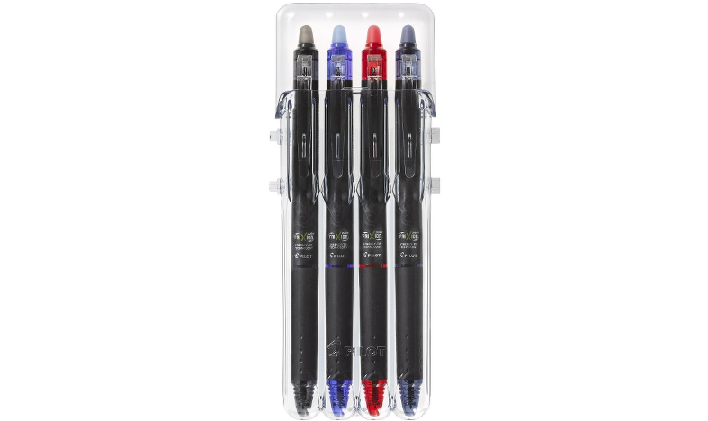 Pilot FriXion Point Clicker Erasable Rollerball Pen 05 Fine 4 Piece &