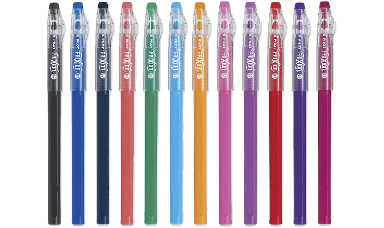 Pilot FriXion Stick Erasable Gel Pens 12 Piece Wallet Assorted