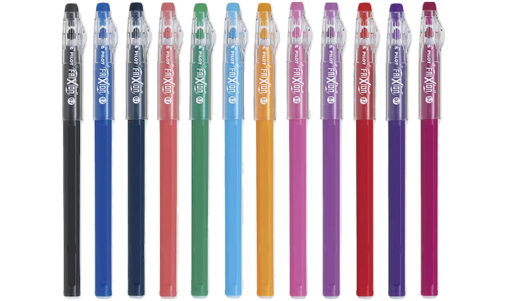 Pilot FriXion Stick Erasable Gel Pens 12 Piece Wallet Assorted