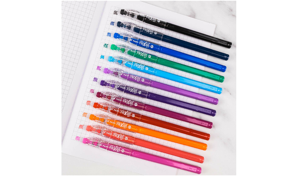 Pilot FriXion Stick Erasable Gel Pens 6 Piece Wallet Assorted