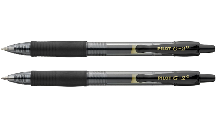 Pilot G-2 Plus BegreeN 0.7 Gel Ink Rollerball Pen Pack of 2 Black