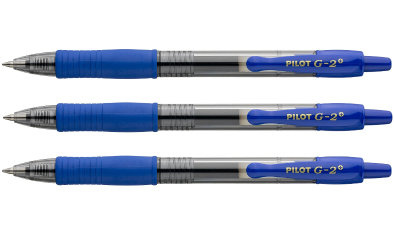 Pilot G-2 Plus BegreeN 0.7 Gel Ink Rollerball Pen Pack of 3 Blue