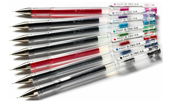 Pilot G-Tec-C4 Rollerball Pen BLGC4 Assorted Wallet of 10