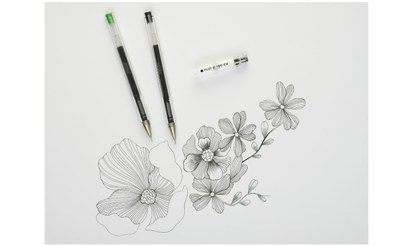 Pilot G-Tec-C4 Rollerball Pen BLGC4 Assorted Wallet of 10