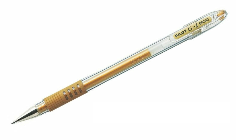 Pilot G1 Grip Broad Gel Ink Rollerball Pen