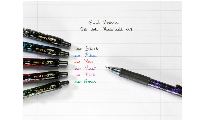 Pilot G2 Victoria Retractable Gel Rollerball Pen