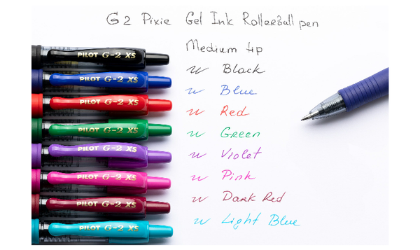 Pilot G2 XS Pixie Mini Gel Rollerball Pen