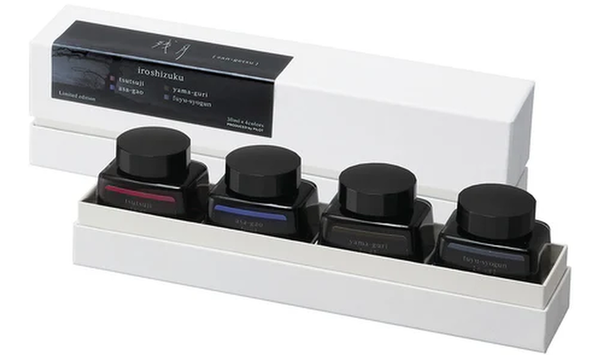 Pilot Iroshizuku Limited Edition Ink Set of 4 - Zan-Getsu (Morning Moon)